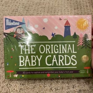 Baby milestone cards